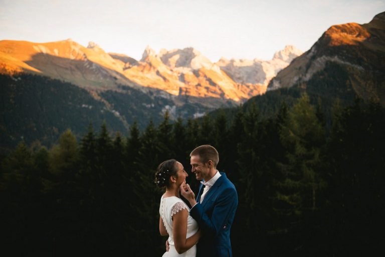 Lucie et Yan – un mariage rustique au Gîte du Passant, Savoie