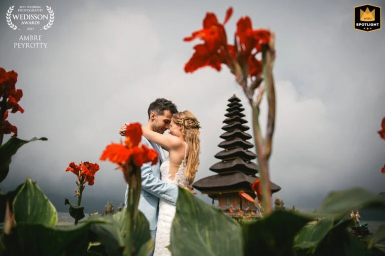 couple during intimate bali elopement moment