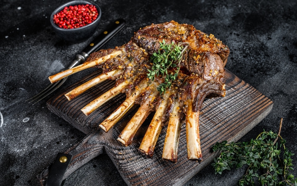 What to eat on your New Zealand elopement - Lamb rack with manuka honey