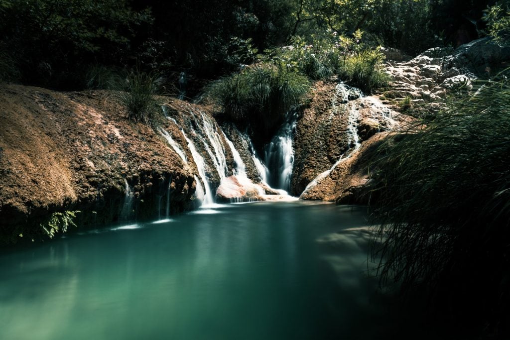 Where to elope in Greece - Polylimnio waterfalls