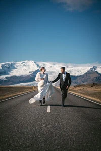 Couple expressing gratitude for their Zephyr & Luna elopement experience.