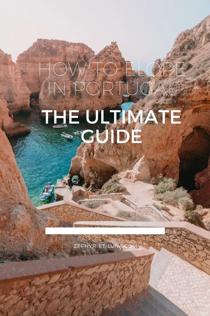 Pinterest image - how to elope in Portugal