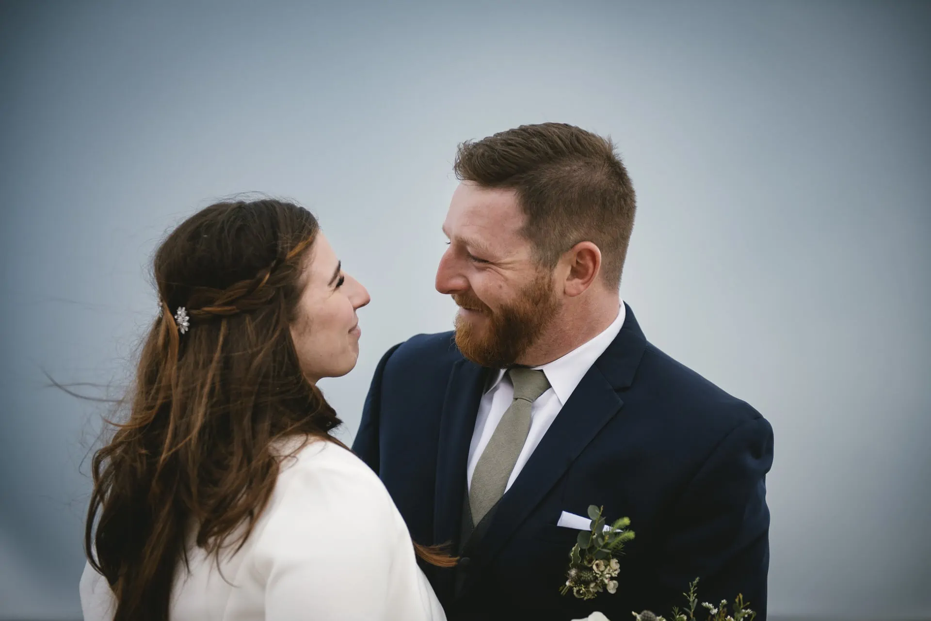 First look Iceland elopement