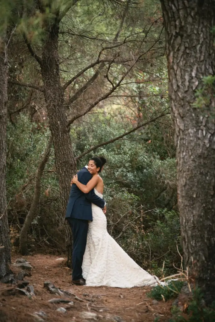 Croatia elopement example - in the forest