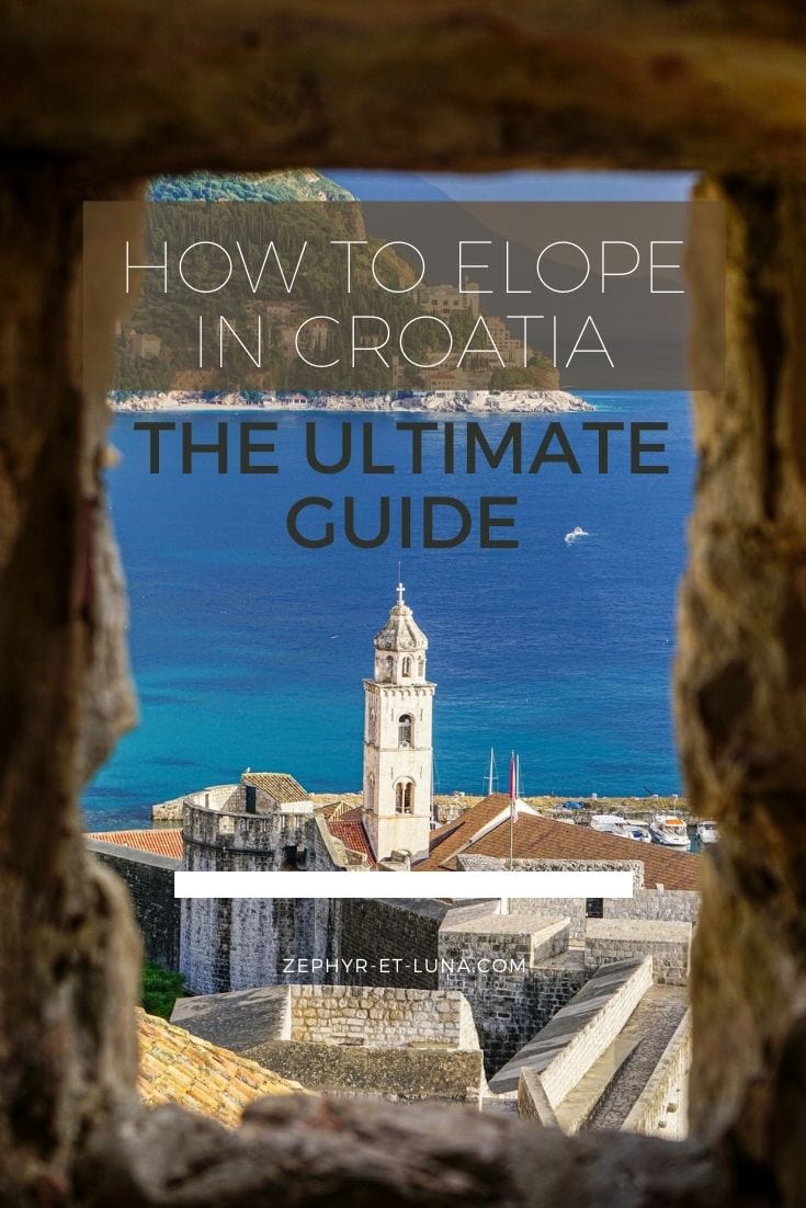 How to elope in Croatia - the ultimate guide