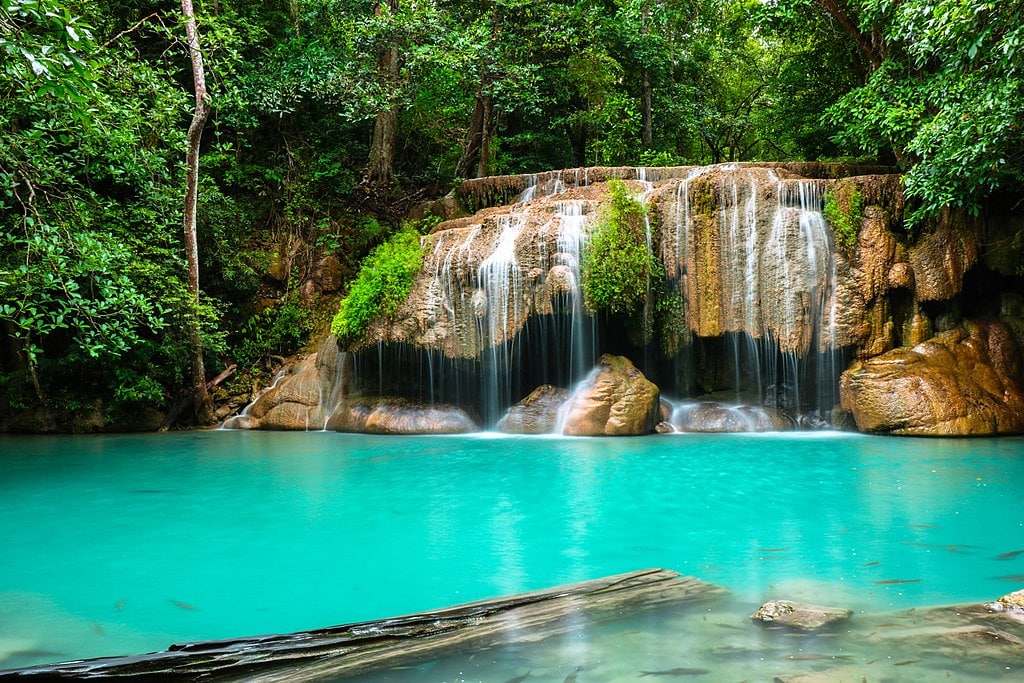 Where to elope in Thailand - Erawan falls
