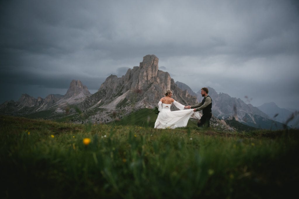Dolomites elopement in Italy