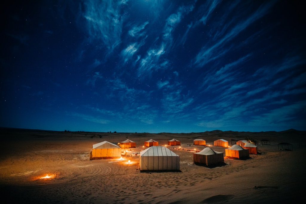 Lodging options for your elopement in Morocco - glamping