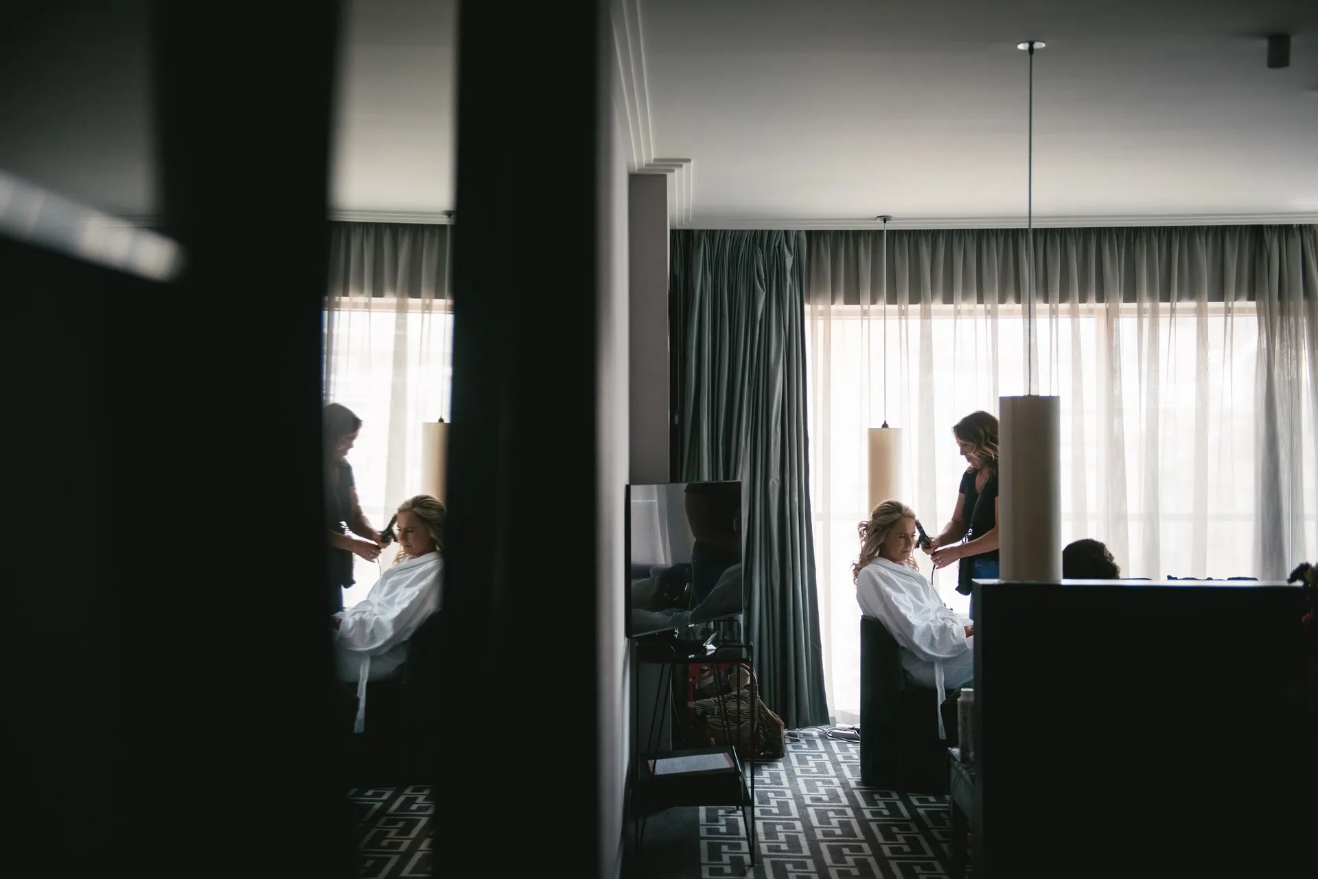 Getting ready for an elopement in Belfast - the Fitzwilliam