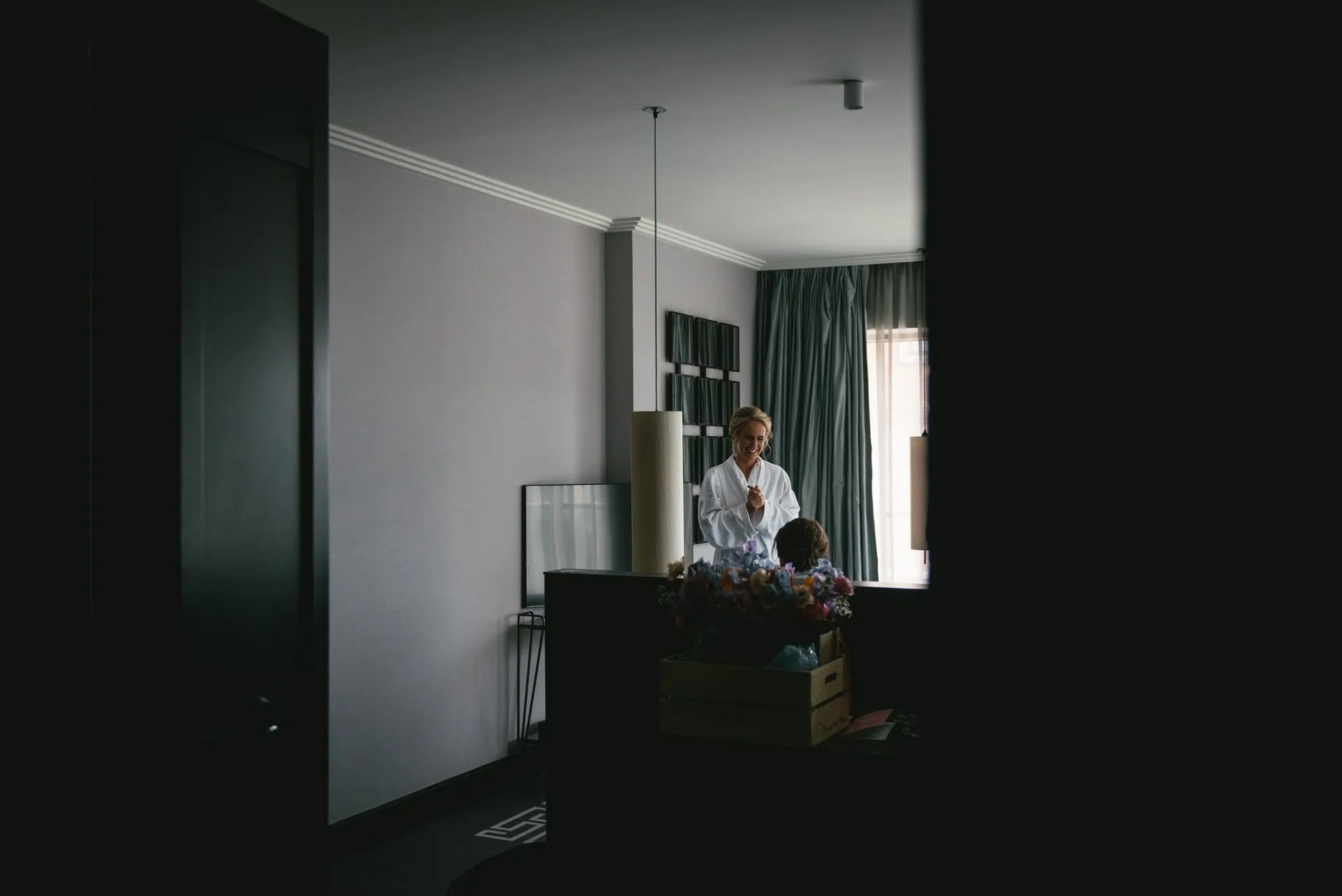 Getting ready for an elopement in Belfast - the Fitzwilliam