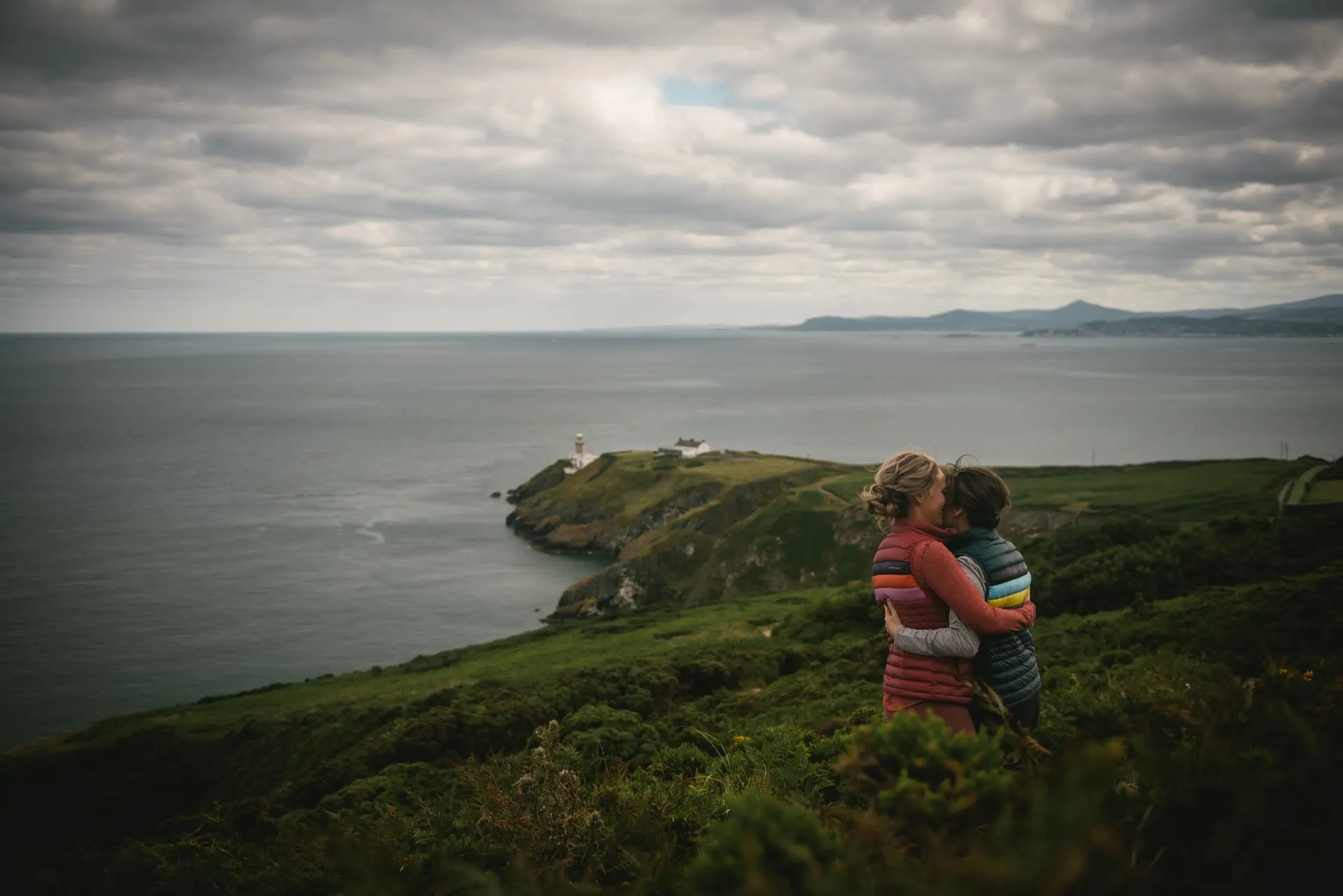Howth head same-sex adventure session elopement
