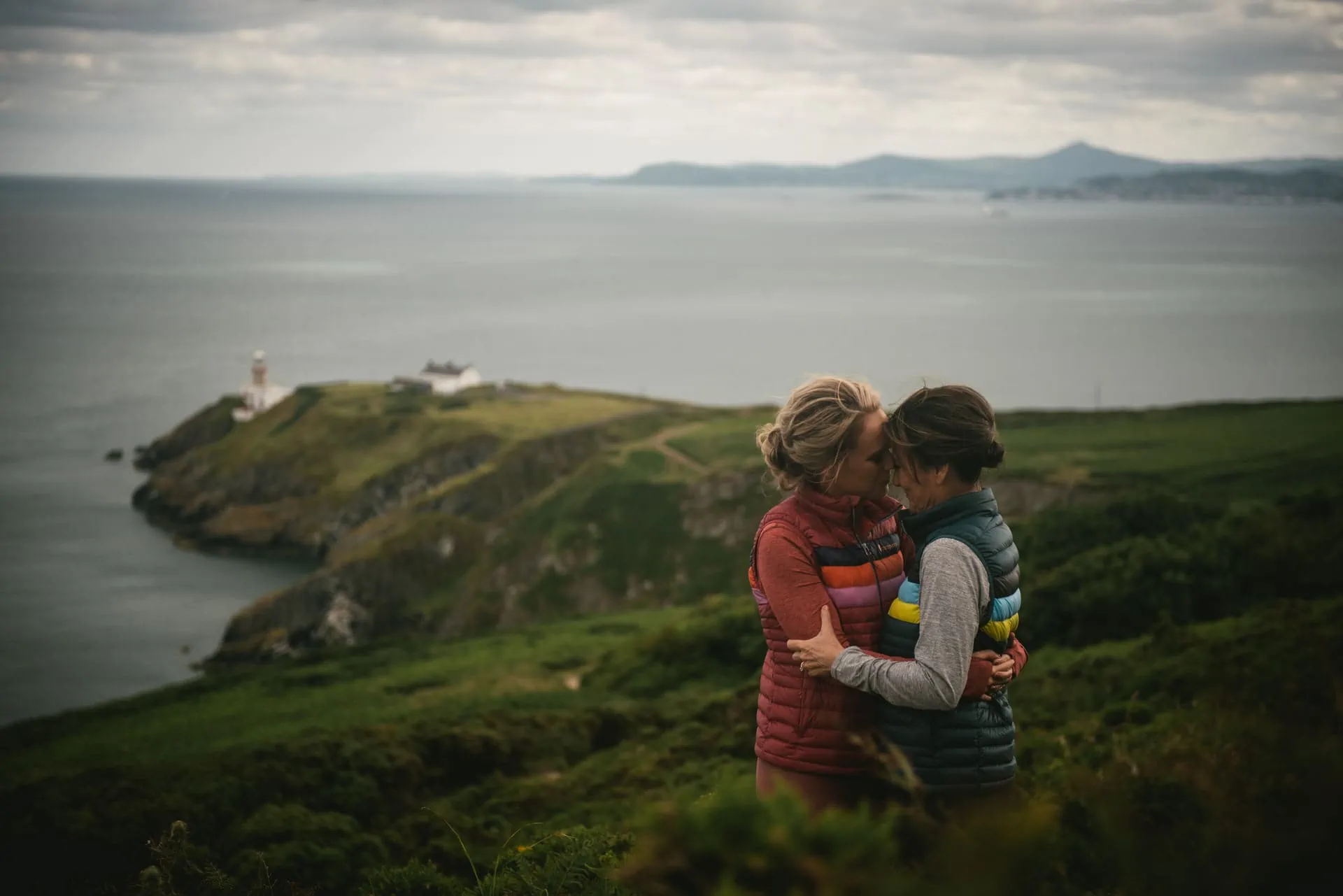 Howth head same-sex adventure session elopement