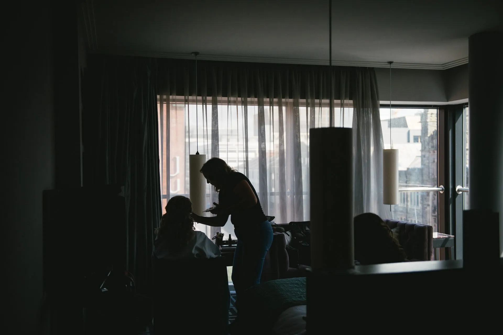 Getting ready for an elopement in Belfast - the Fitzwilliam