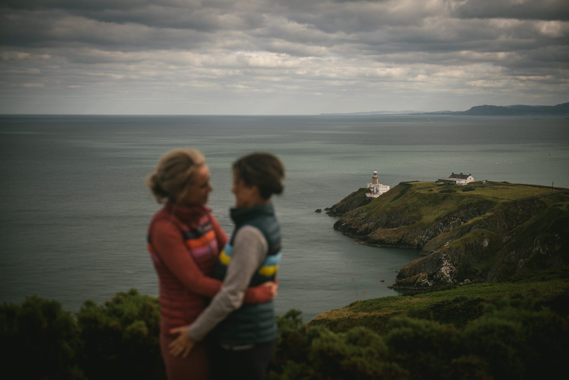Howth head same-sex adventure session elopement