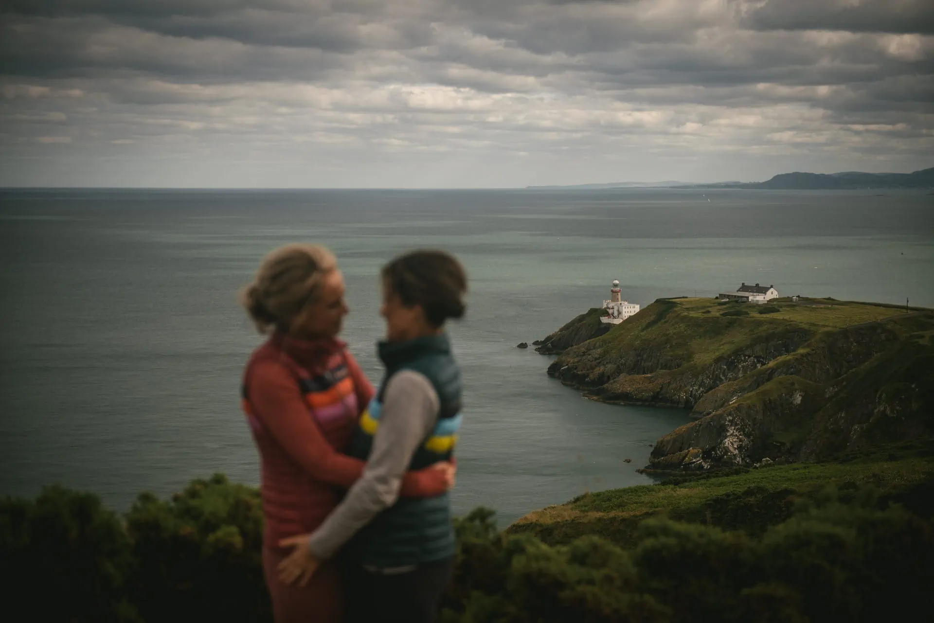 Howth head same-sex adventure session elopement