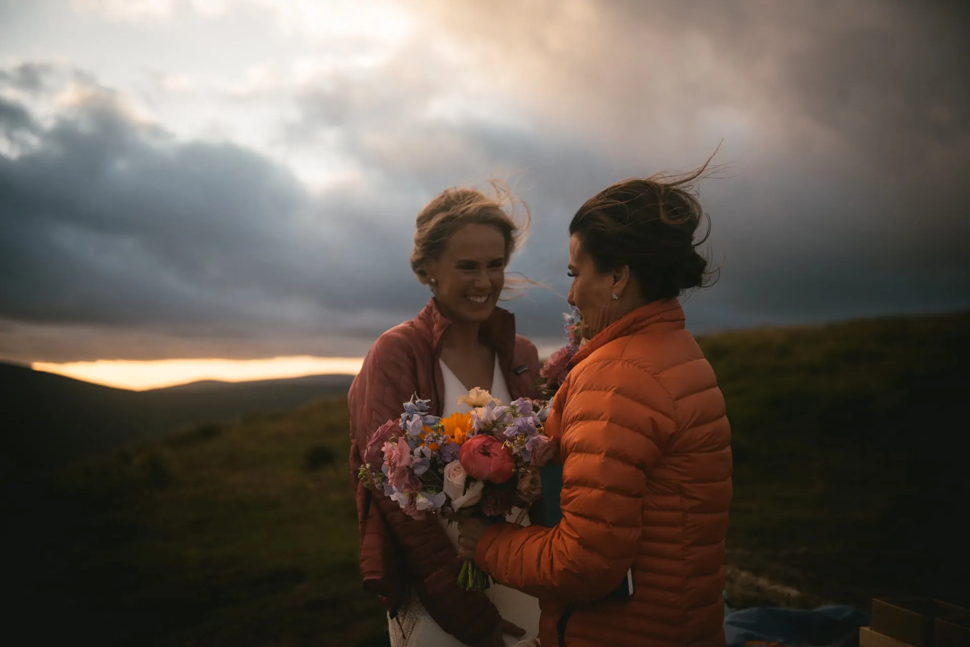 Same-sex adventure elopement in the wicklow Mountains NP in Ireland