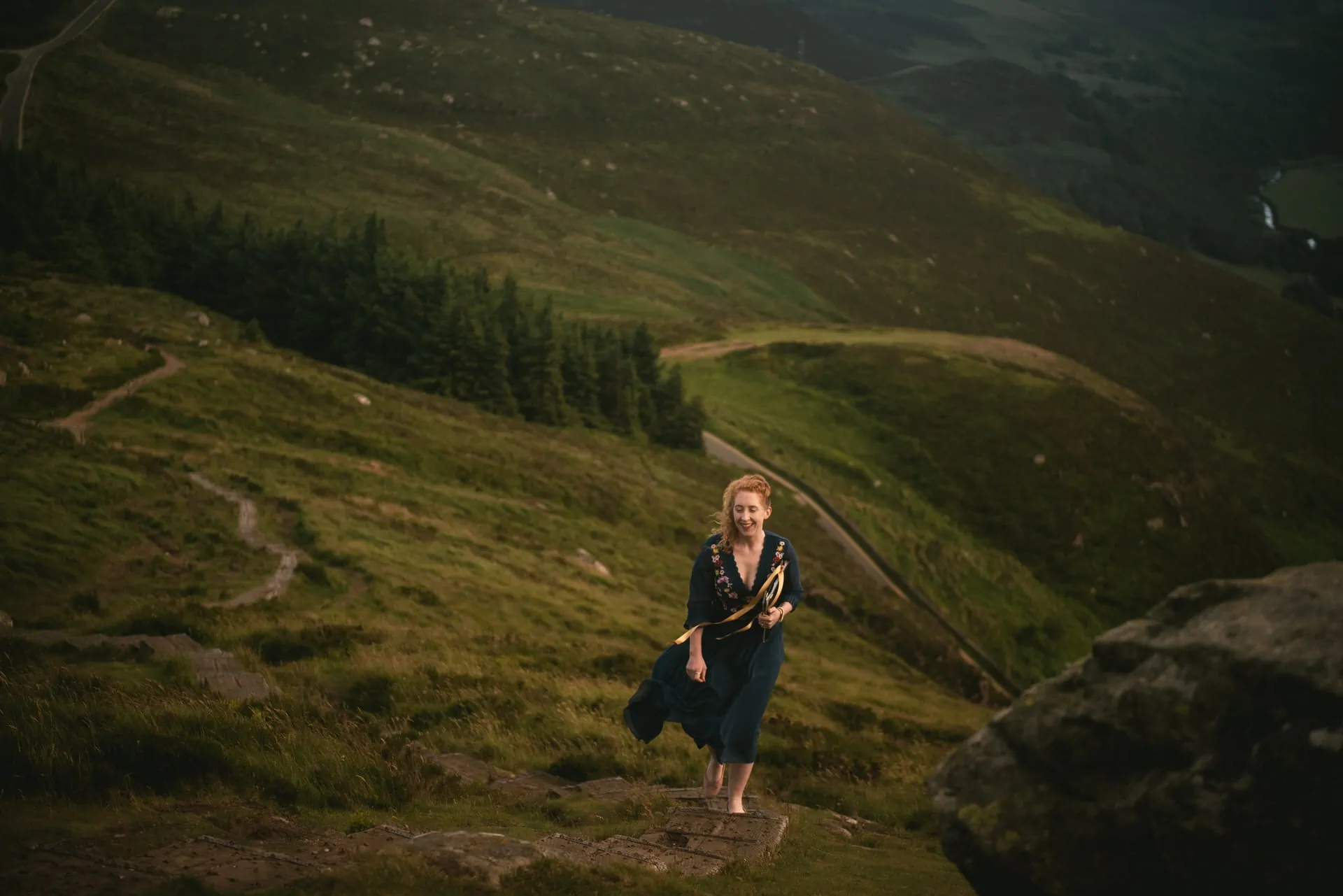 Same-sex adventure elopement in the wicklow Mountains NP in Ireland