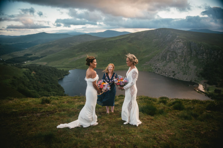 A same-sex adventure elopement through Ireland