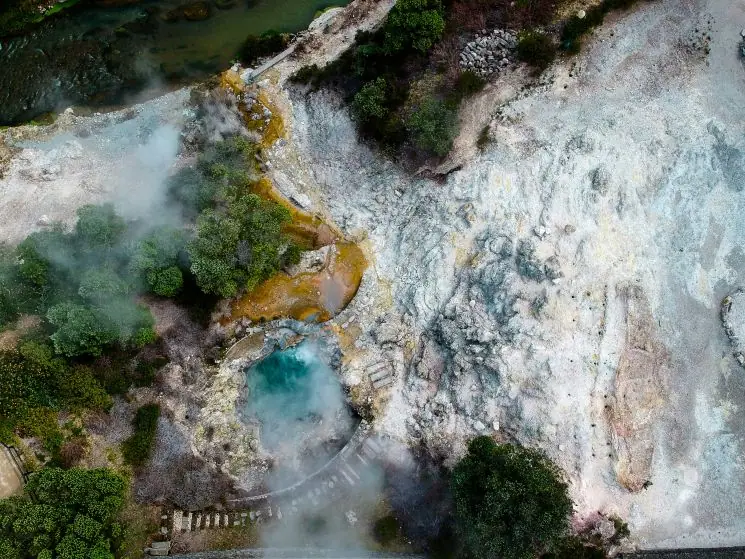 What to do during your Azores elopement - Bathing in natural hot springs