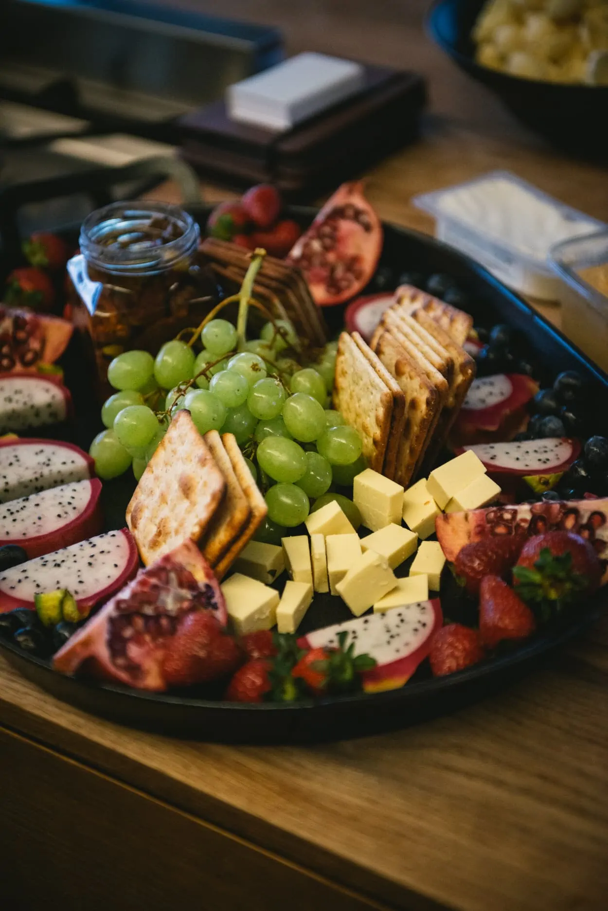 Beautiful food plate to toast after an elopement in Iceland
