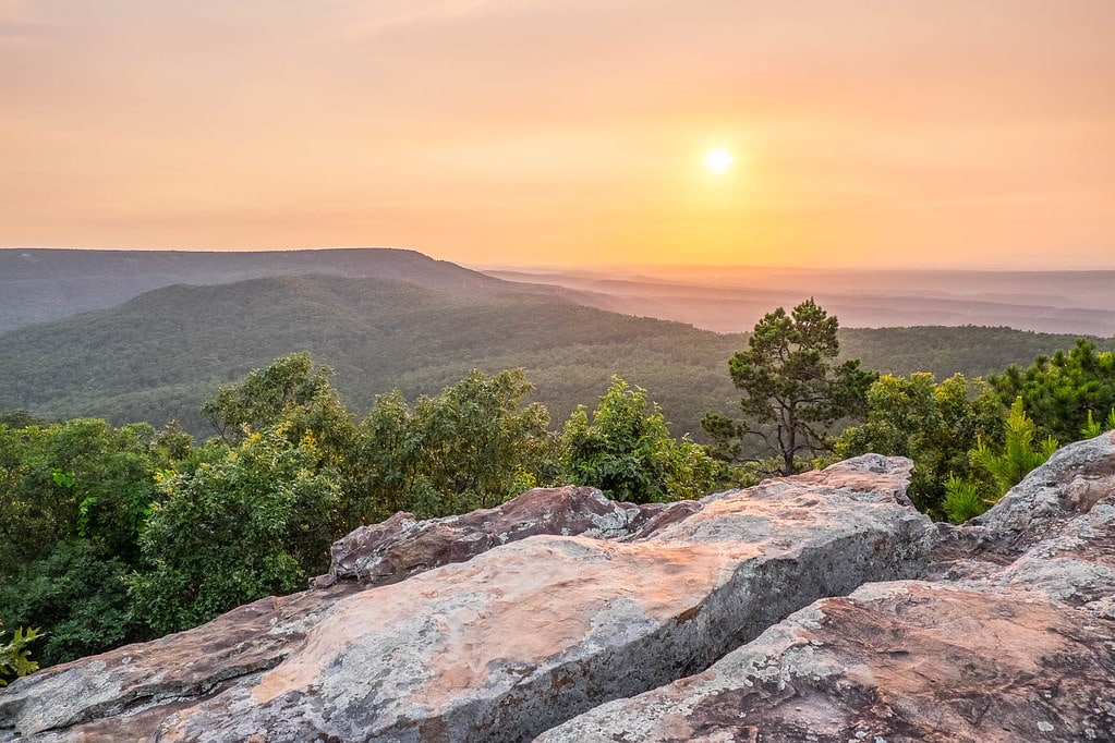 Where to elope in Arkansas - Mount Nebo State Park