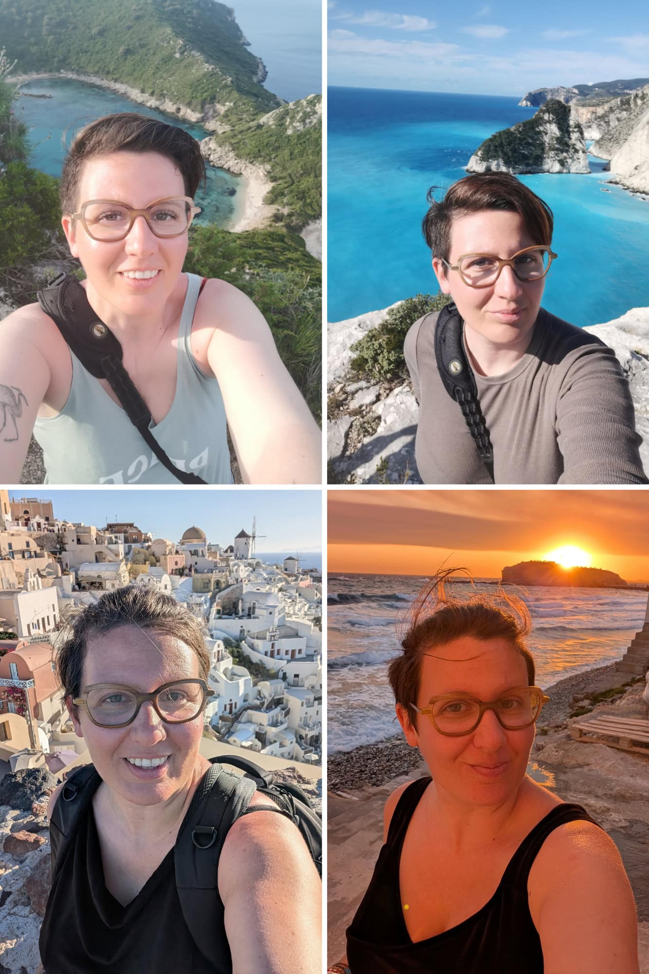 Amber, Greece elopement photographer and planner at Zephyr and Luna