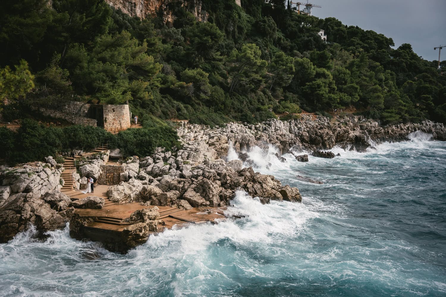 Athens Riviera elopement in Greece by Zephyr and Luna