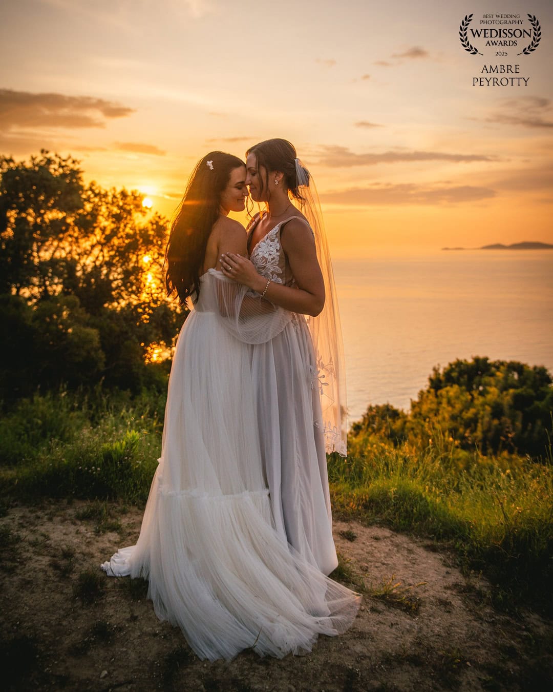 Corfu elopement in Greece by Zephyr and Luna