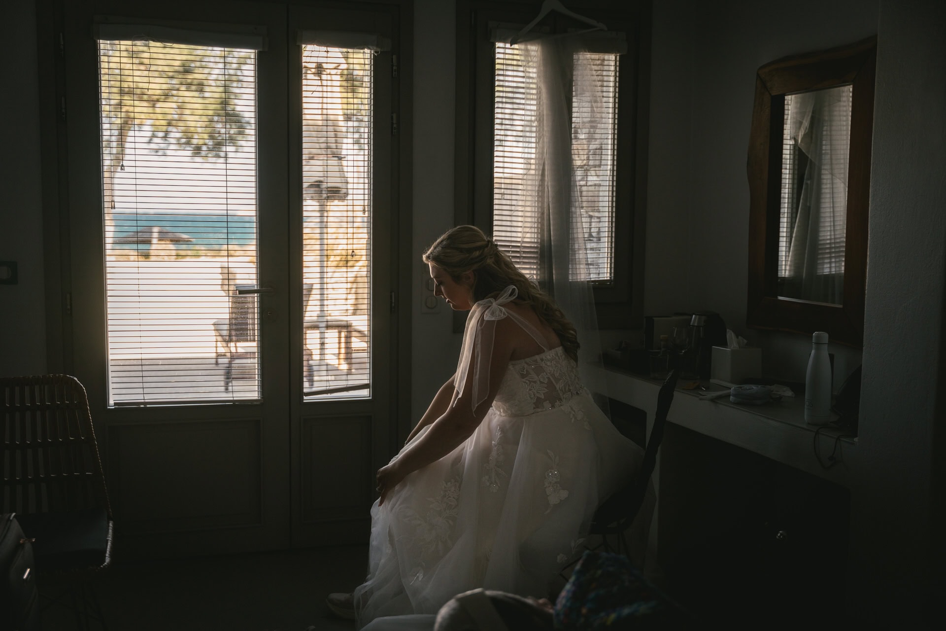 Sunrise Swim & Slow Morning, a Greece elopement moment by Zephyr and Luna