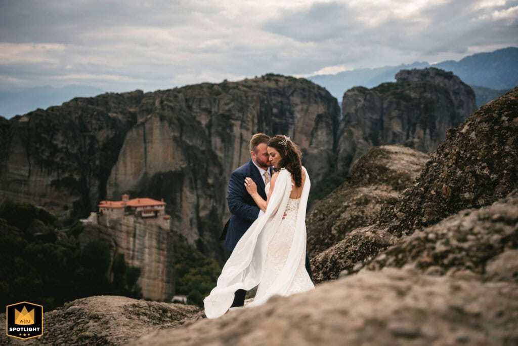 Meteora elopement in Greece by Zephyr and Luna