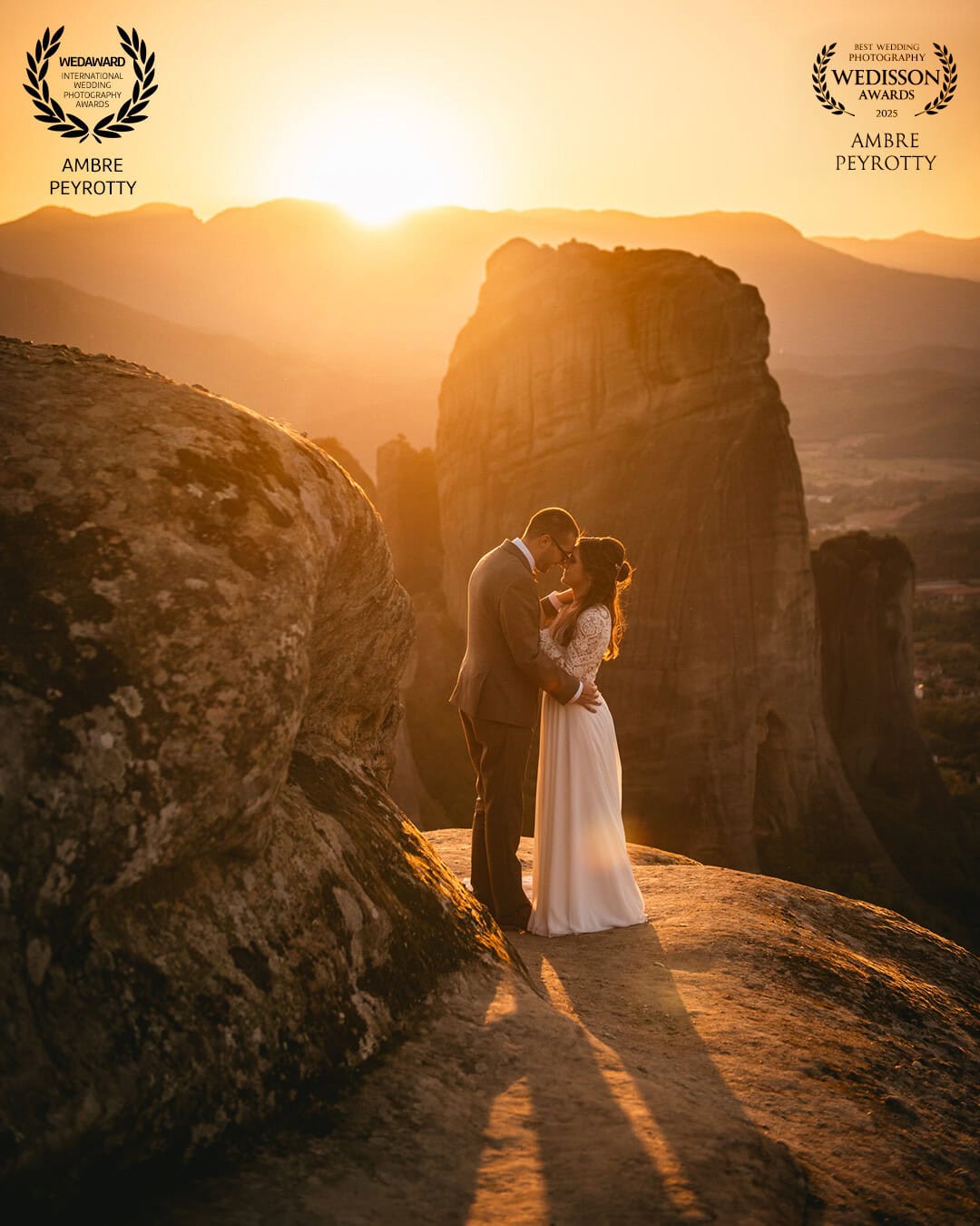 Meteora elopement in Greece by Zephyr and Luna