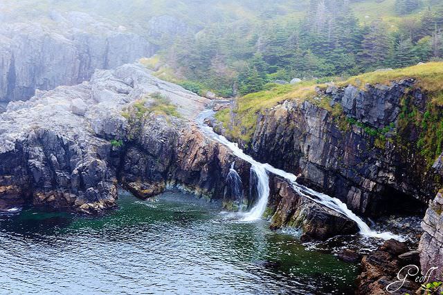 Where to elope in Newfoundland - Spout path