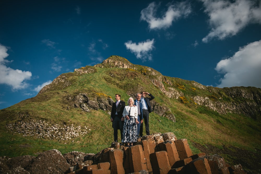 Group photo on the Giant's causeway