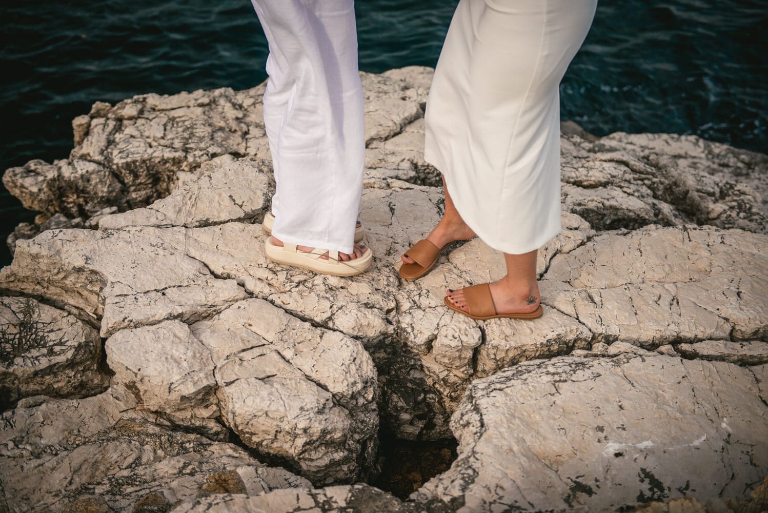 Unity among the serpents: Brides encounter two brown snakes, love's symbol during their Corfu elopement.