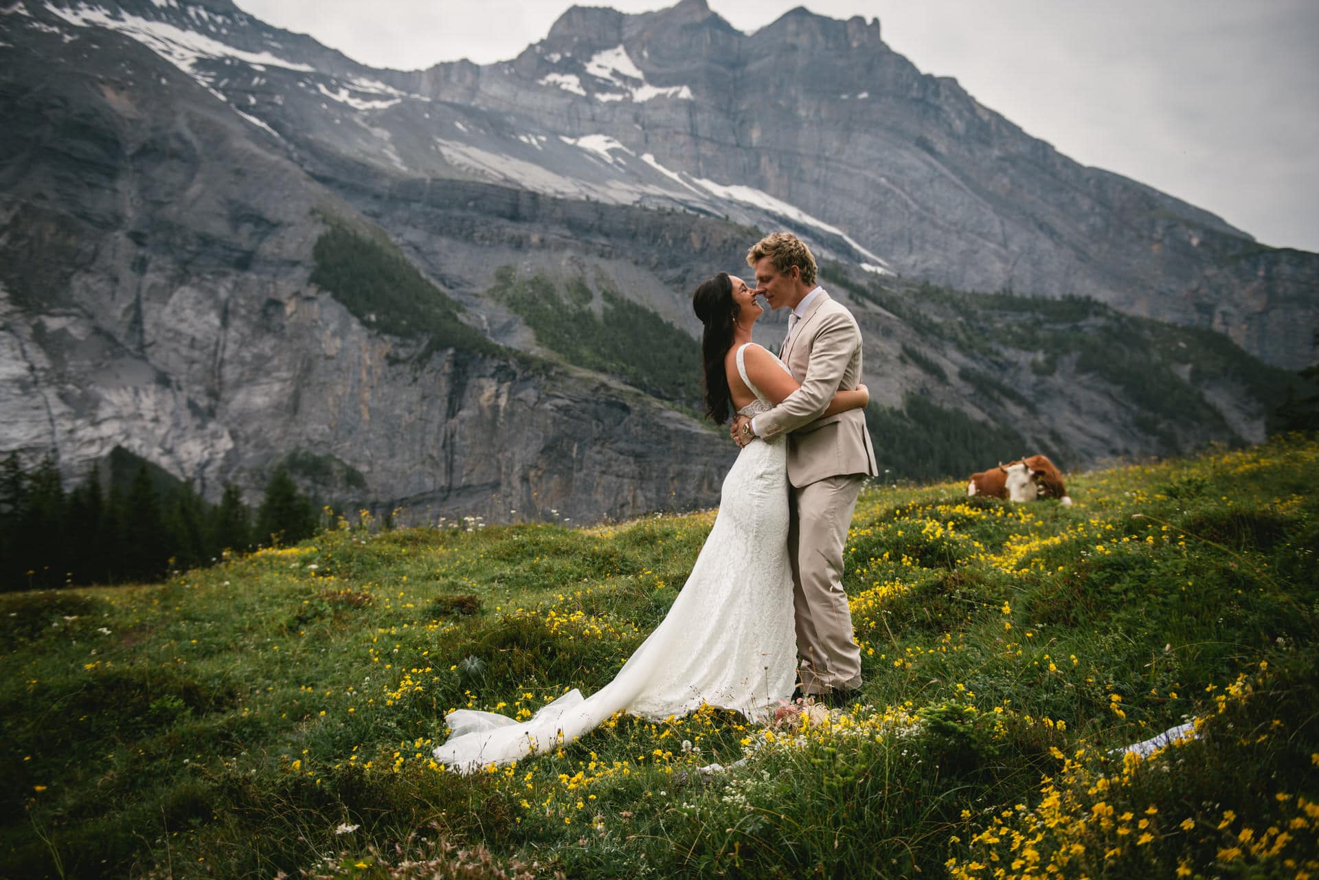 Majestic peaks witnessed their love - Emily & Luke's hiking elopement.