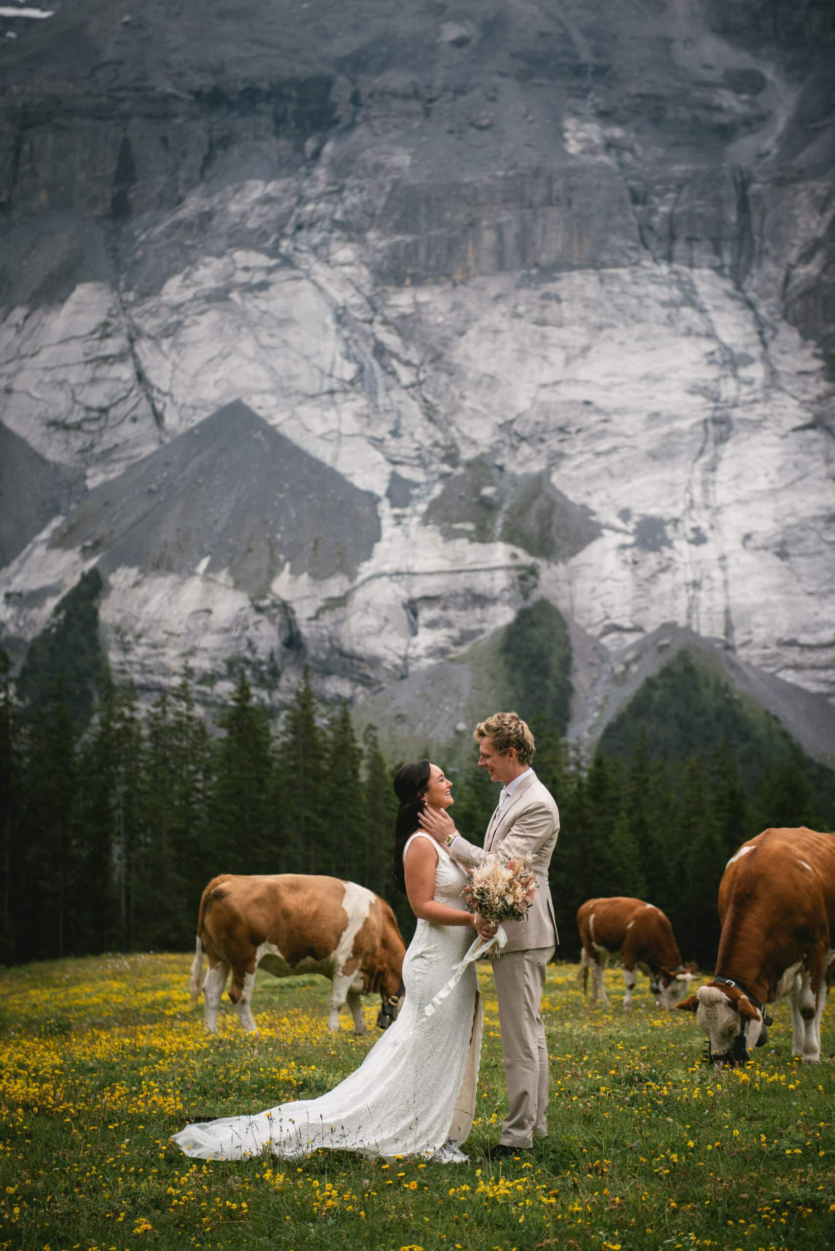 Majestic peaks witnessed their love - Emily & Luke's hiking elopement.