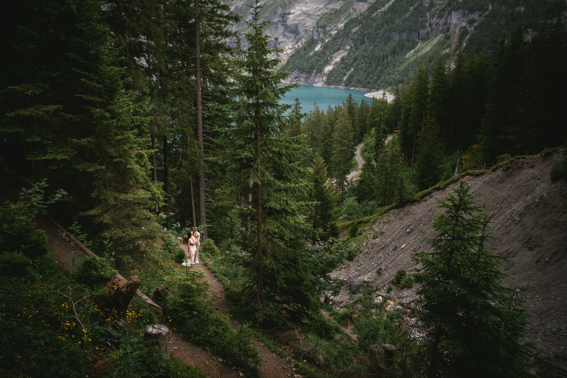 Peaks whispered their promises - hiking elopement in Switzerland.
