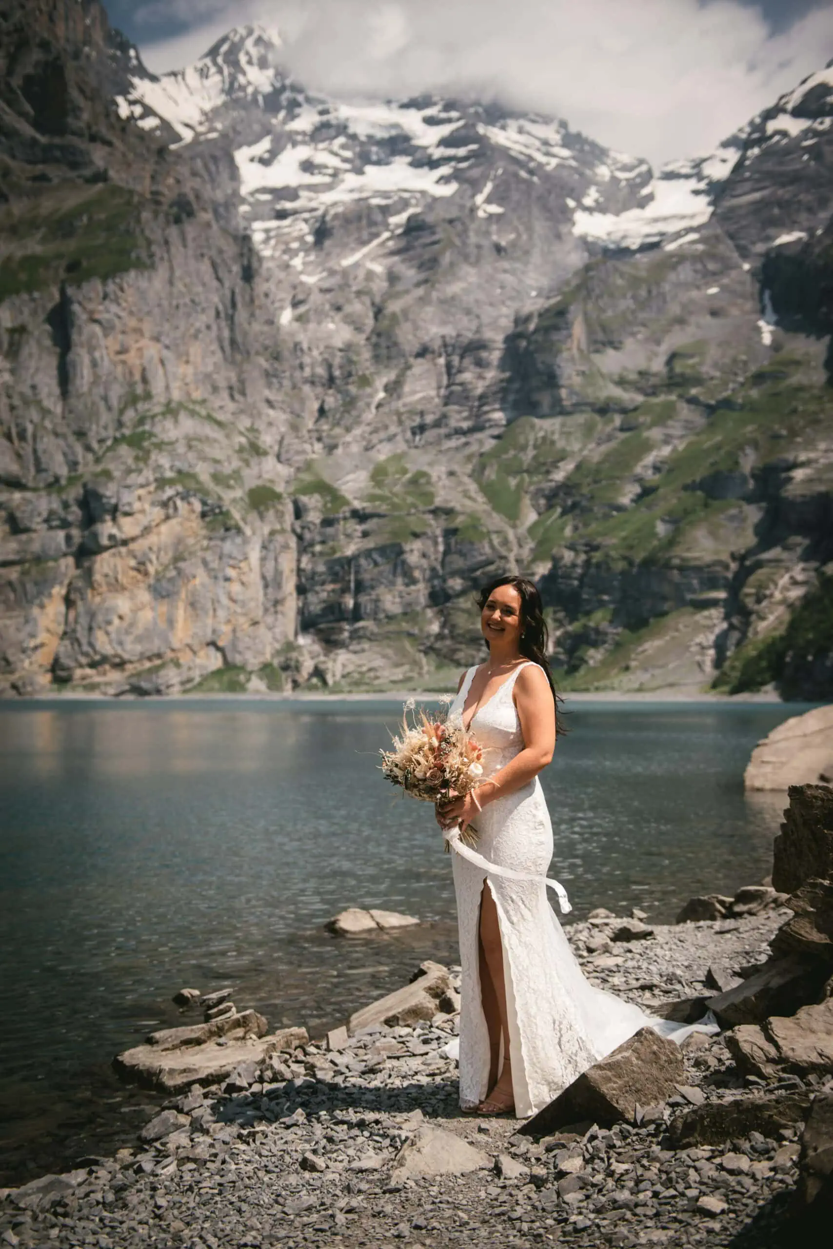 Vows whispered in alpine serenity - a heartfelt hiking elopement.