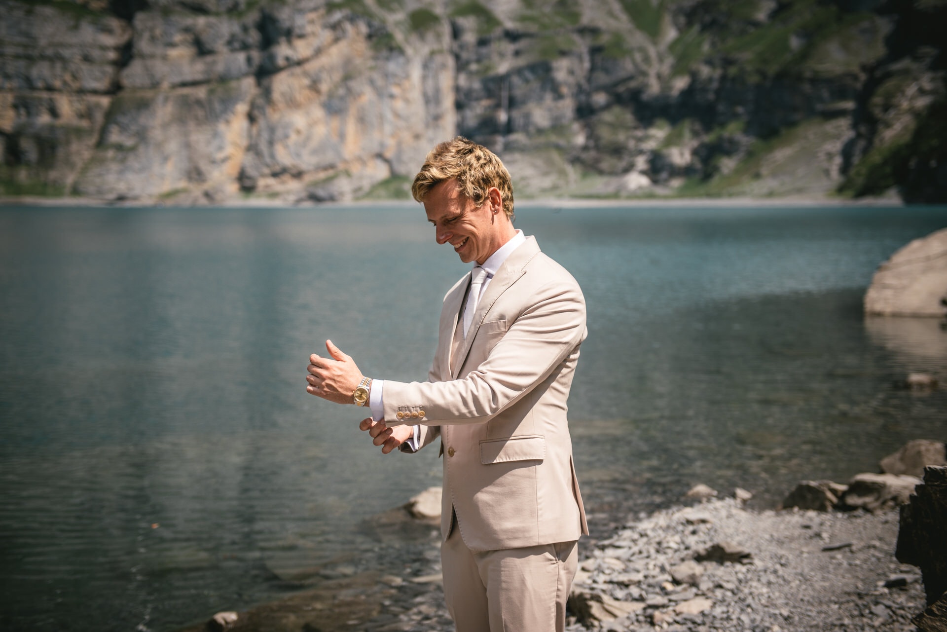 Swiss trails led to eternal vows - Emily & Luke's hiking elopement.