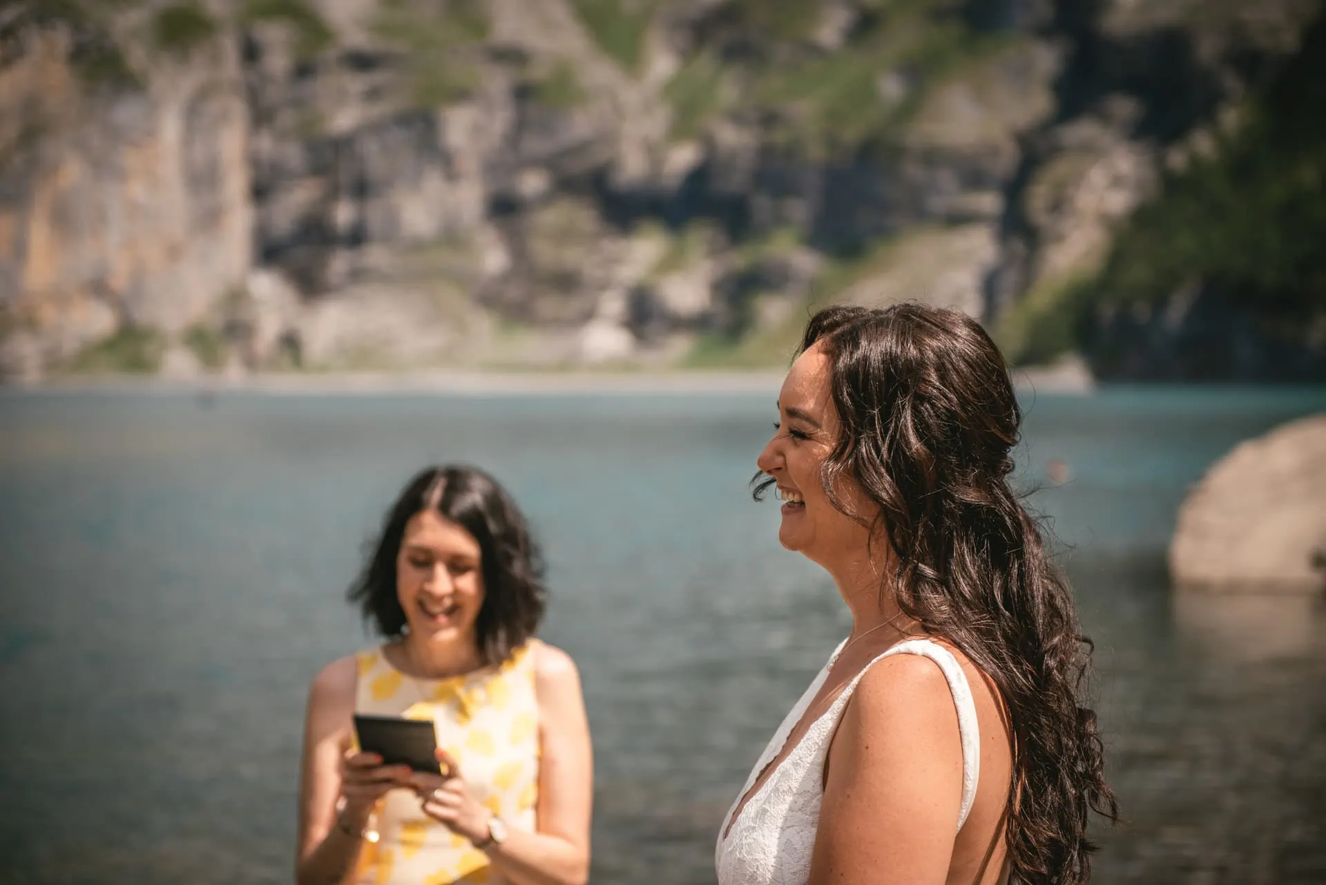Love's journey intertwined with Swiss charm - Emily & Luke's hiking elopement.