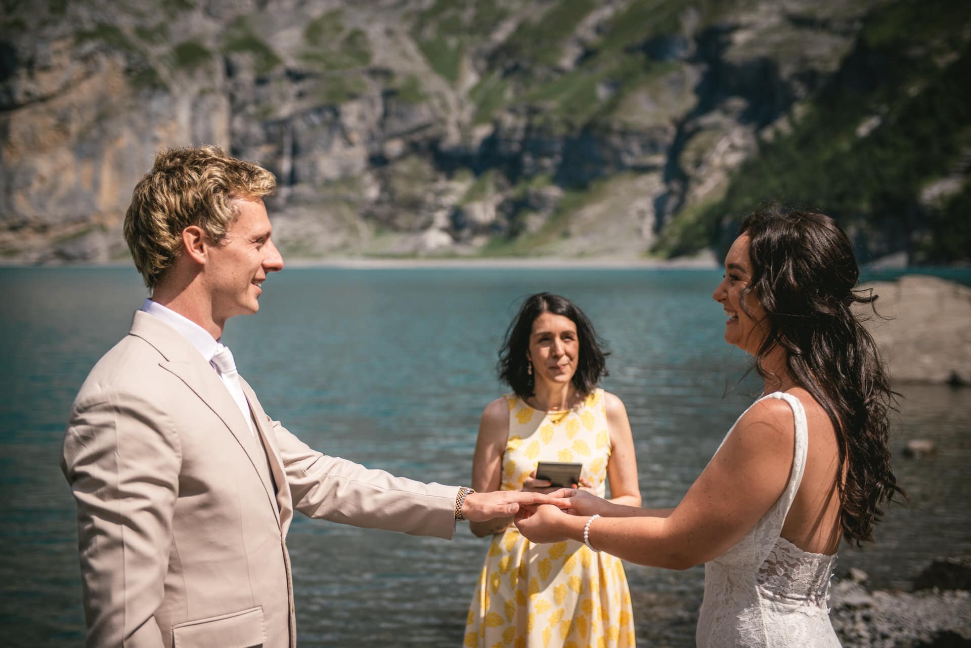 Love's path intertwined with Swiss landscapes - Emily & Luke's hiking elopement.