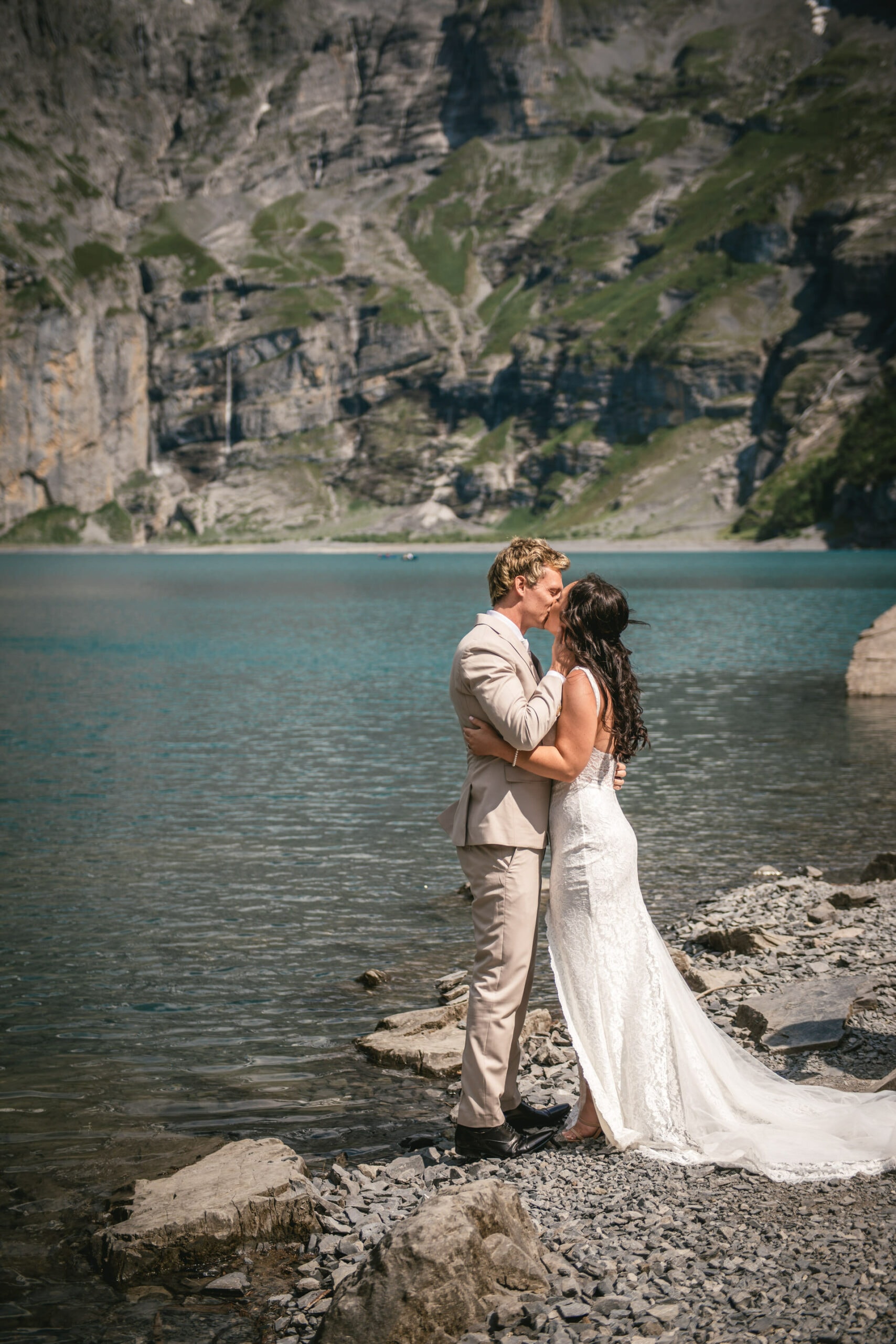 Uncharted love, alpine trails - hiking elopement in Switzerland.