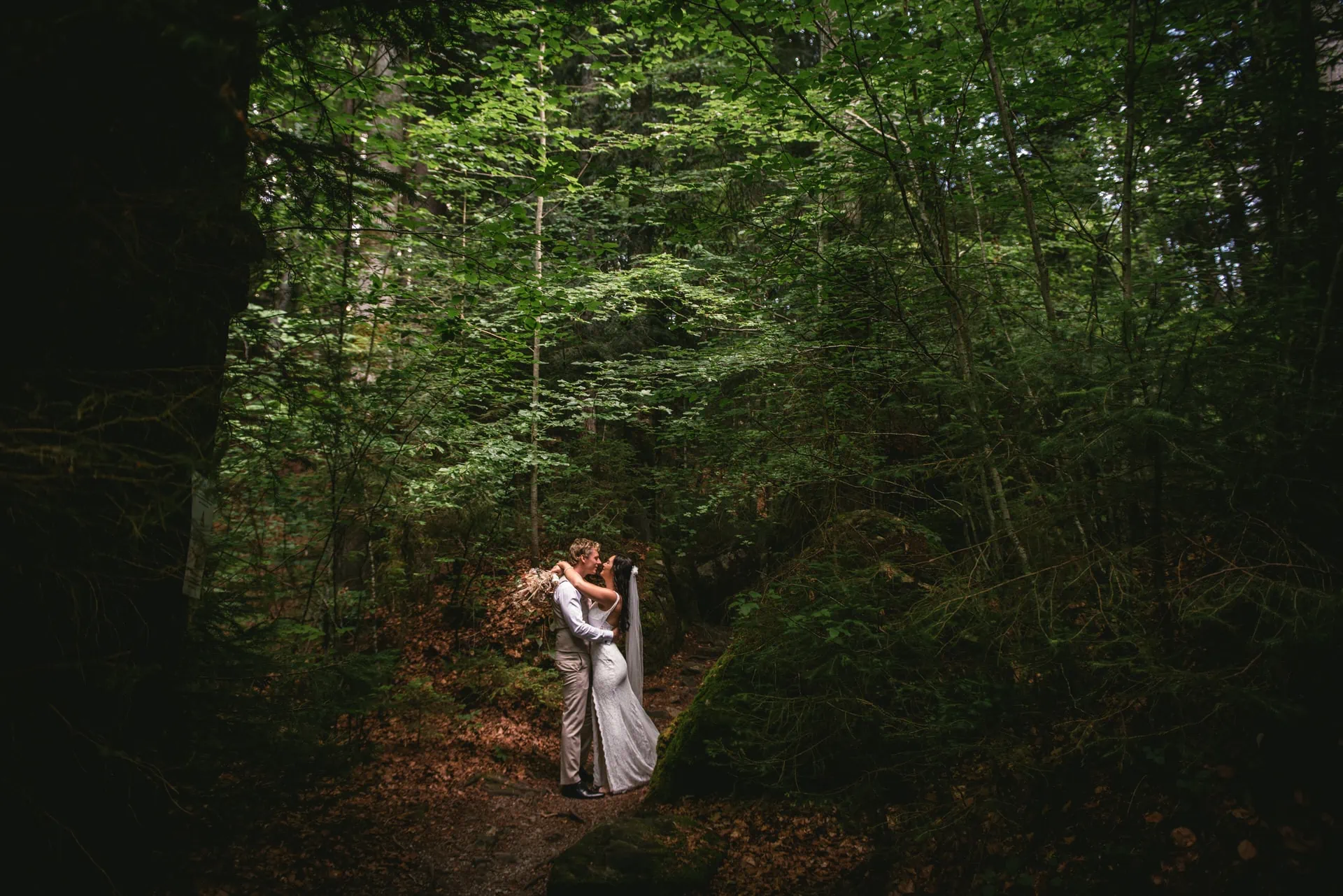 Vows etched amidst alpine serenity - a breathtaking hiking elopement.