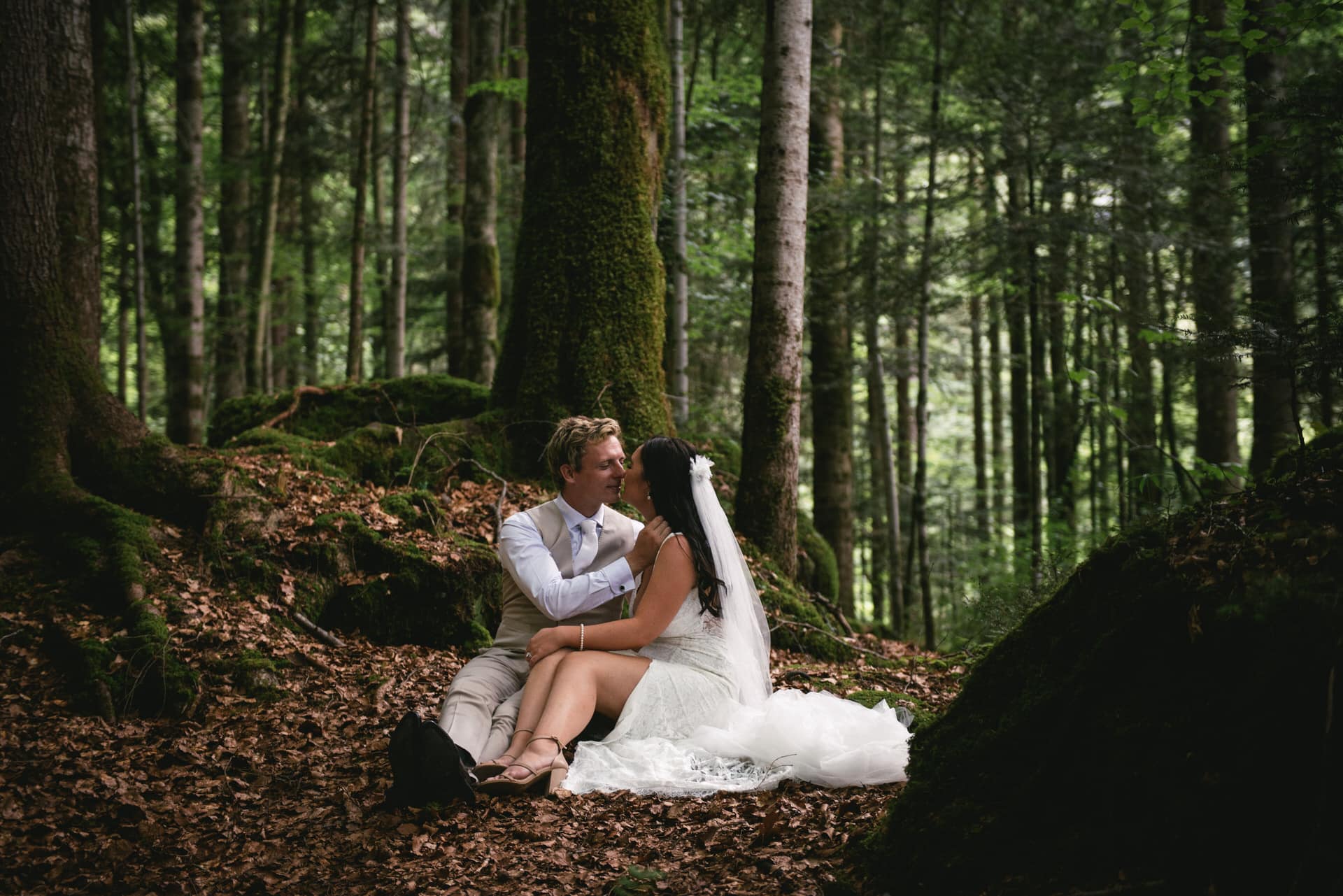 Love's ascent embraced by Swiss charm - Emily & Luke's hiking elopement.
