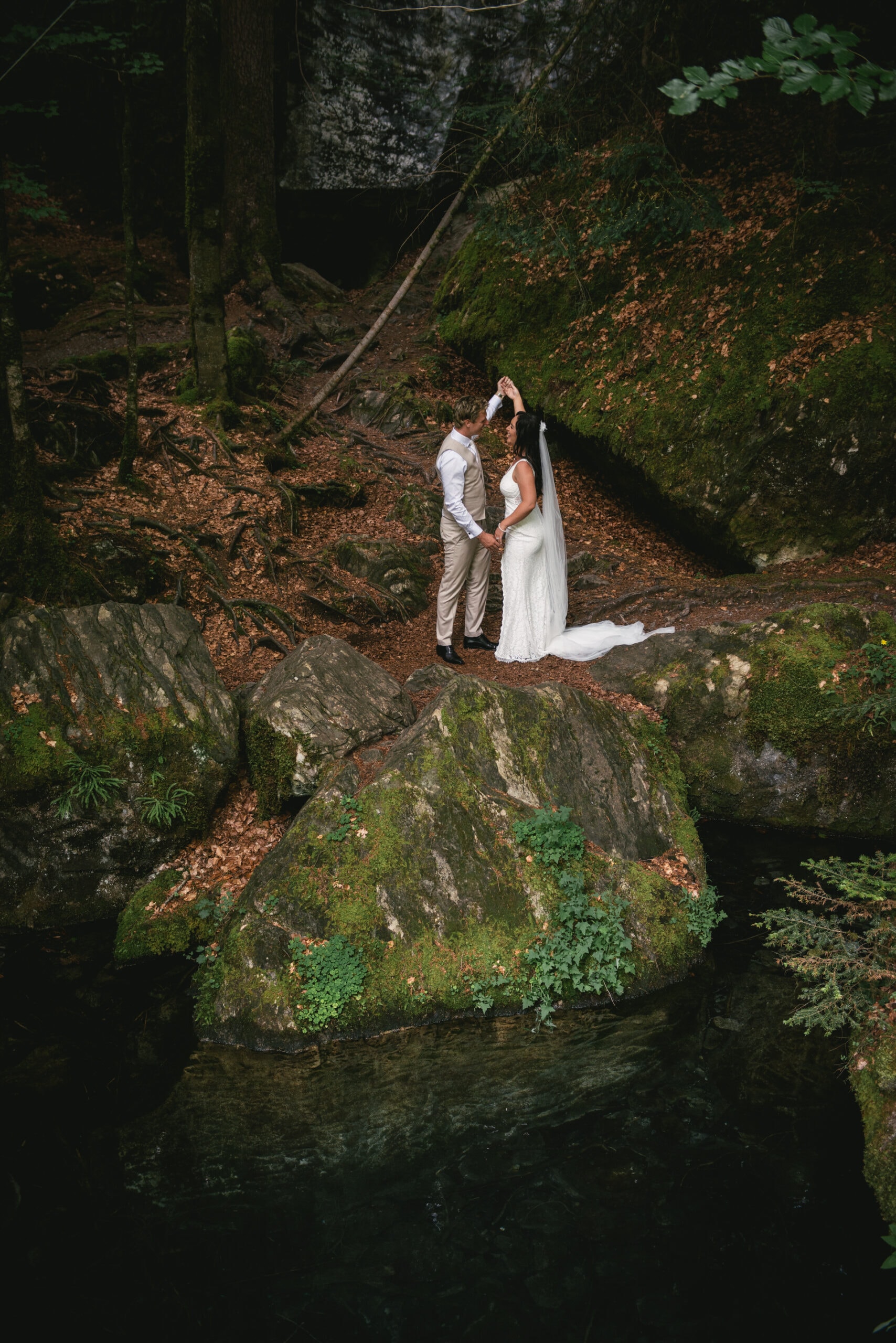 Vows whispered in nature's embrace - a heartfelt hiking elopement.