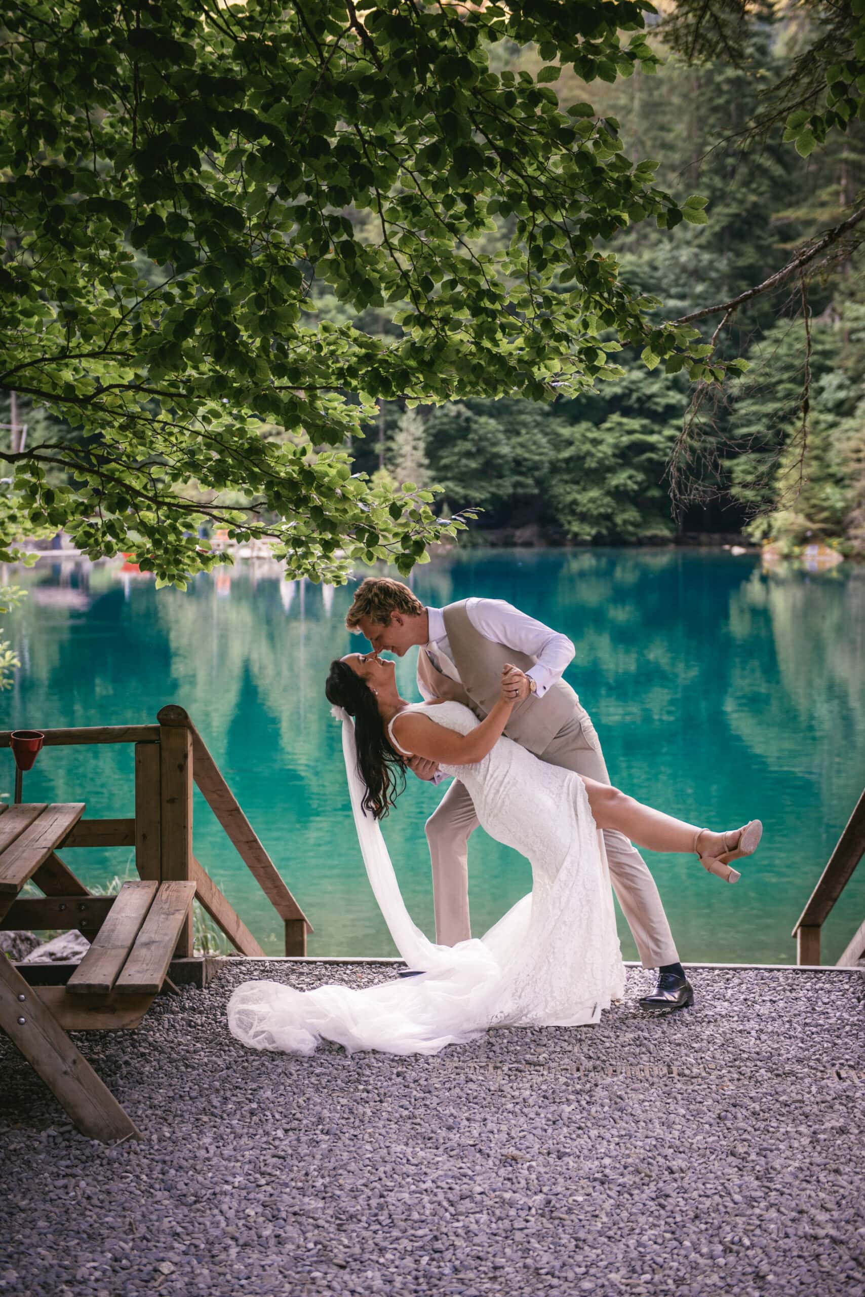 Peaks witnessed their journey - a captivating hiking elopement.
