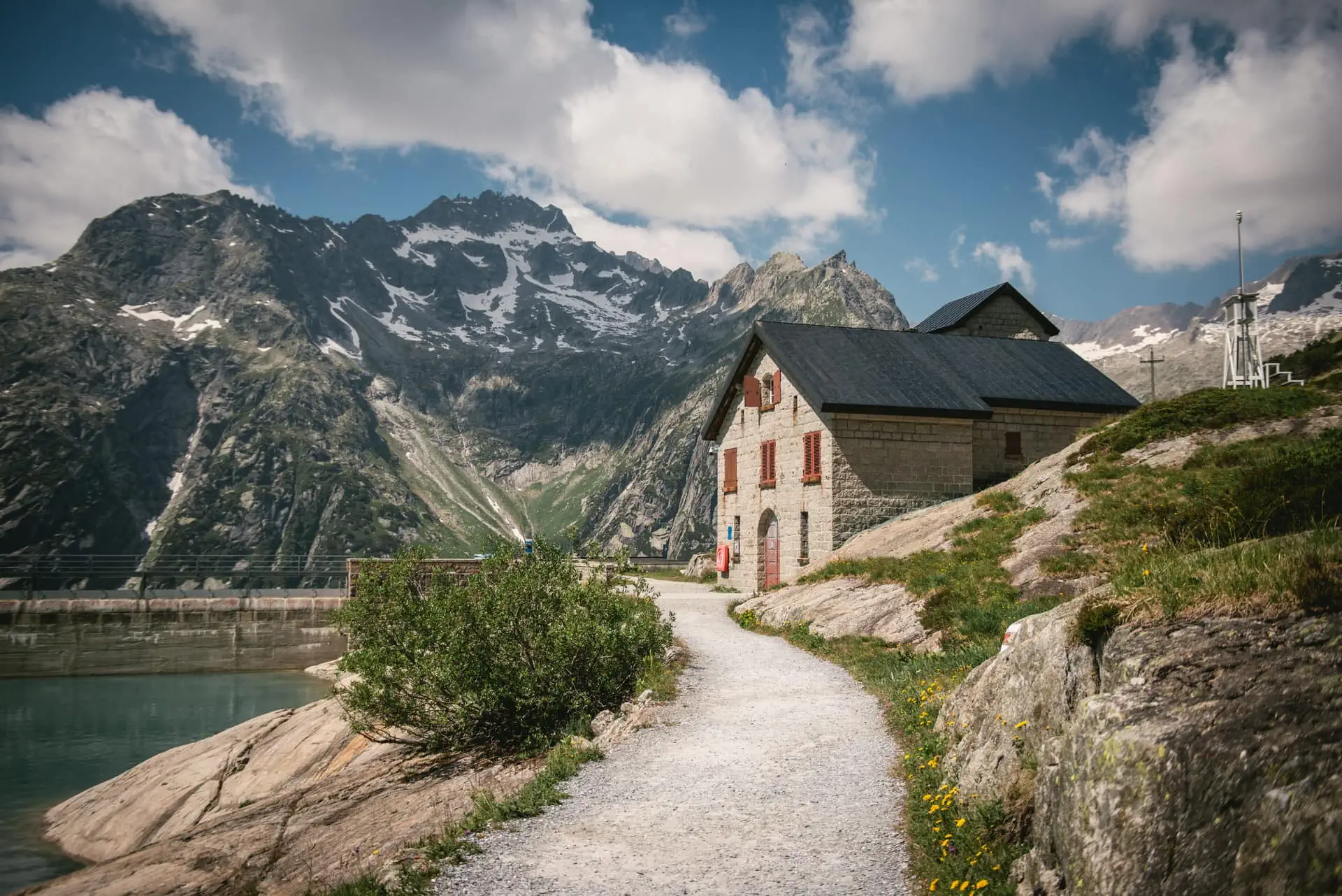 Vows etched amidst mountain serenity - hiking elopement in Switzerland.