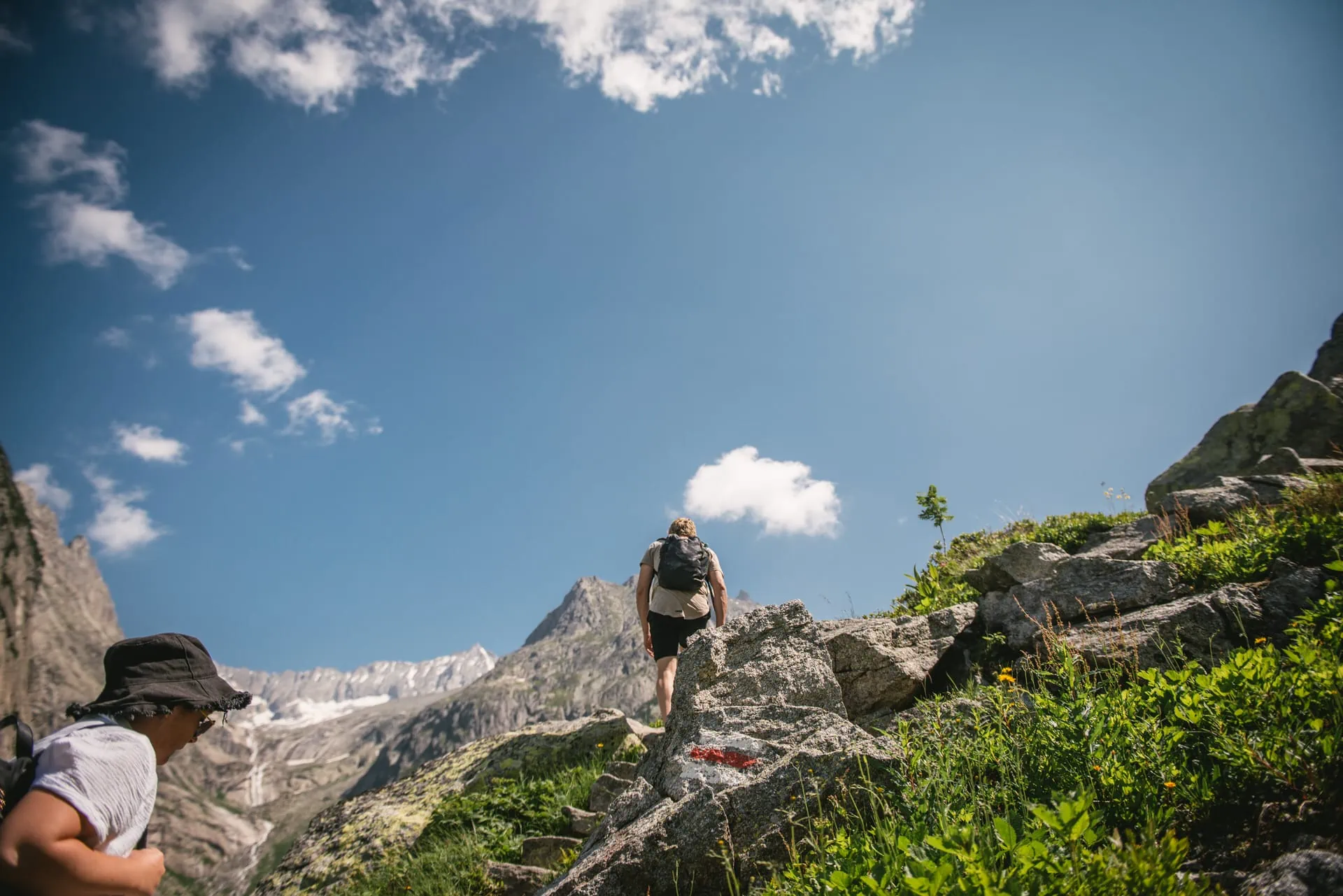 Vows whispered amidst nature's embrace - a captivating hiking elopement.