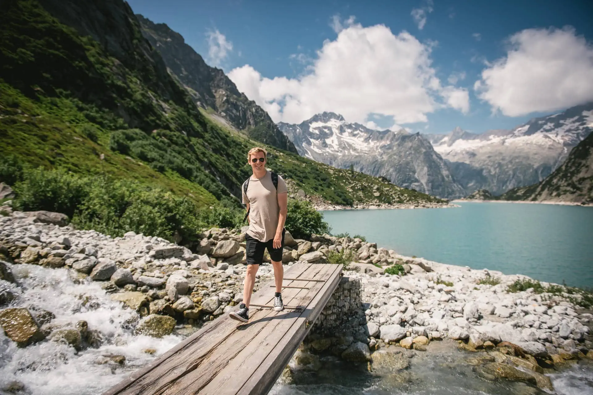 Love's ascent painted with Swiss beauty - Emily & Luke's hiking elopement.