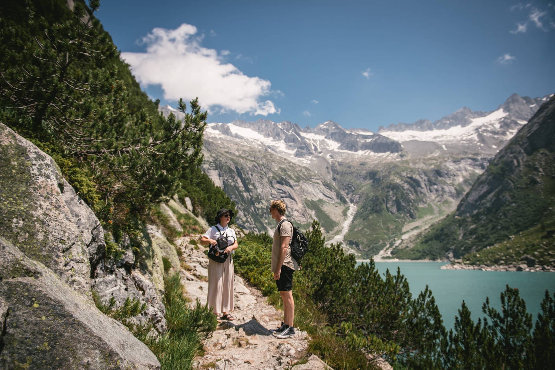 Love's journey intertwined with Swiss grandeur - Emily & Luke's hiking elopement.